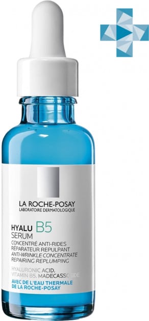 Дерматологическая сыворотка La Roche Posay Гиалу Б5 для коррекции морщин и восстановления упругости чувствительной кожи 