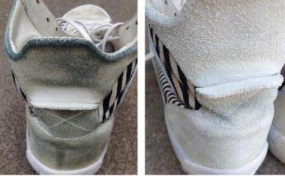 Как отчистить замшевые кроссовки